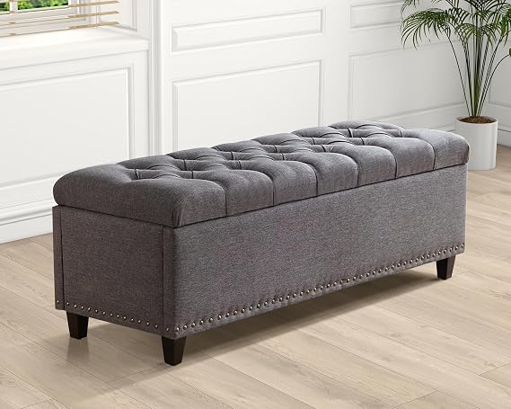 Storage Ottoman Bench with Lid