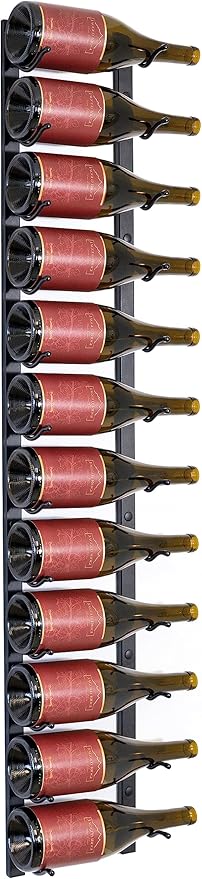 Wall Mounted Metal Wine Rack