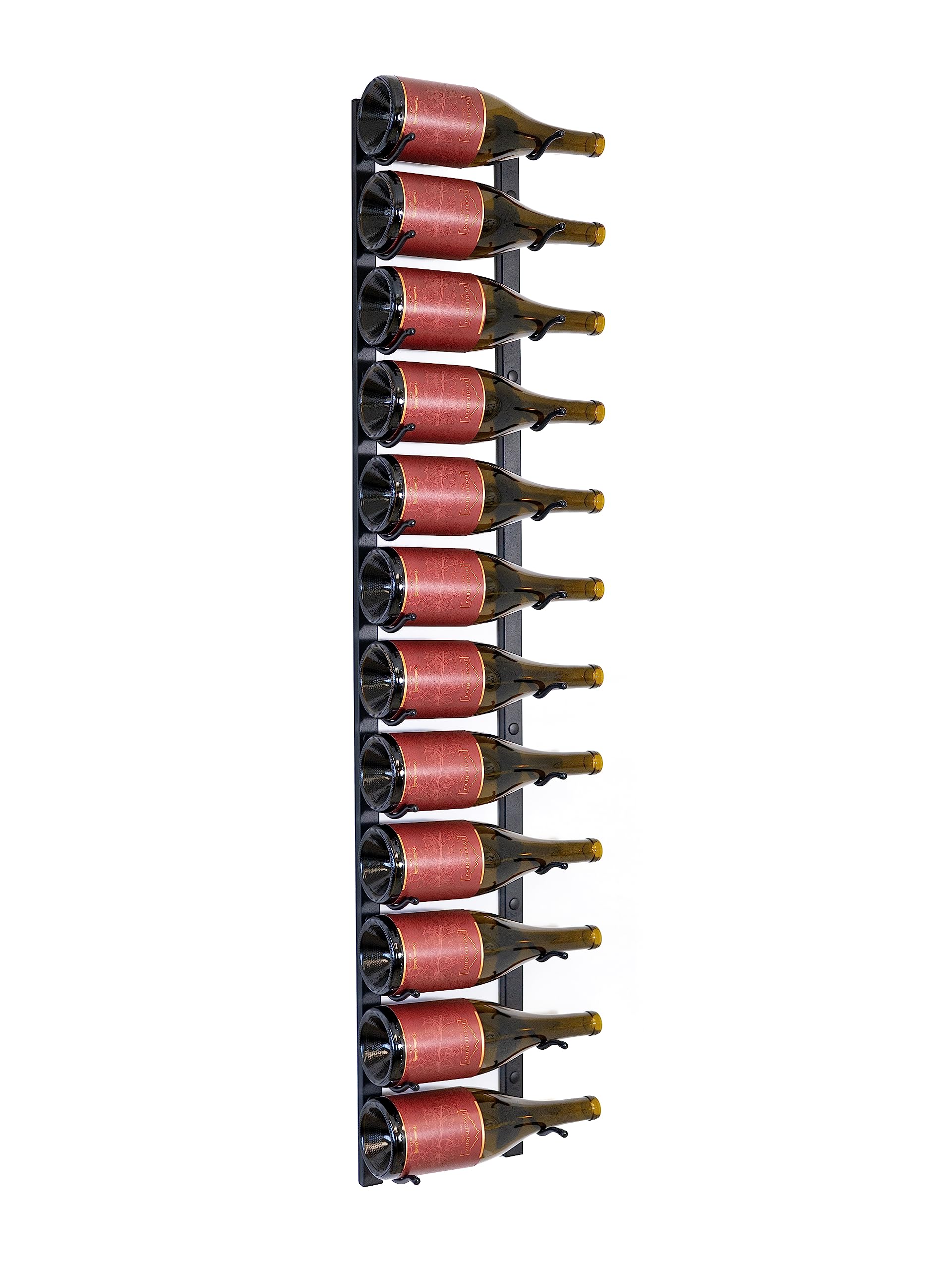 Wall-Mounted Metal Wine Rack