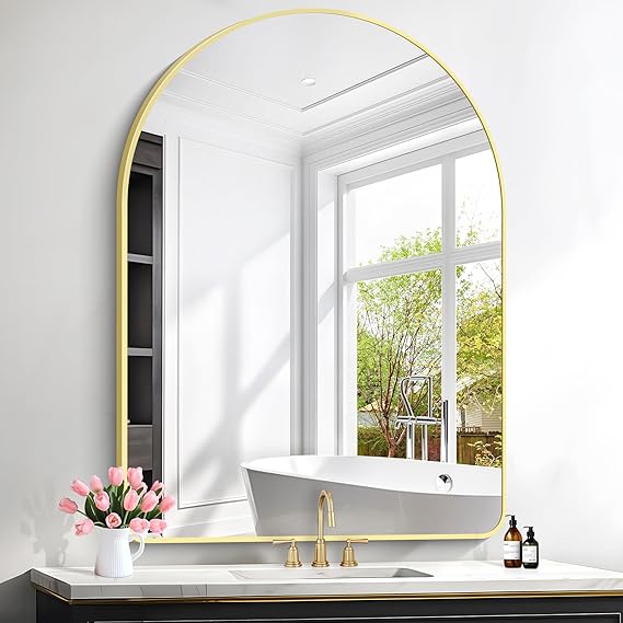 Arched Wall Mirror 40x32 Inch