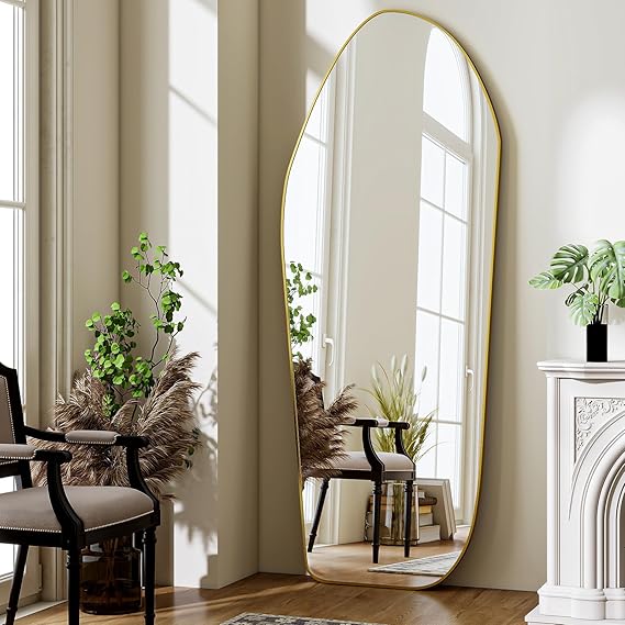 Irregular Full Length Floor Mirror