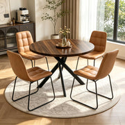 Round Dining Table Set for 4