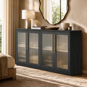 62" Modular Sideboard Cabinet Set of 2