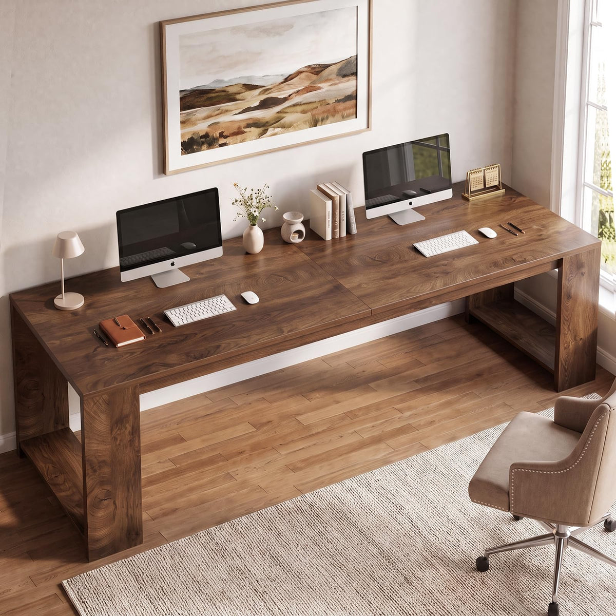 Two-Person Computer Desk