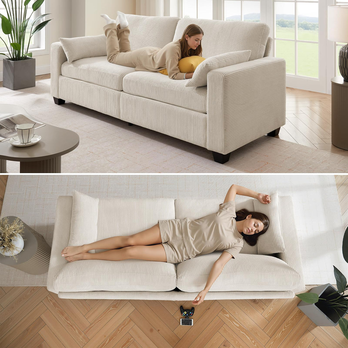 Corduroy Sofa