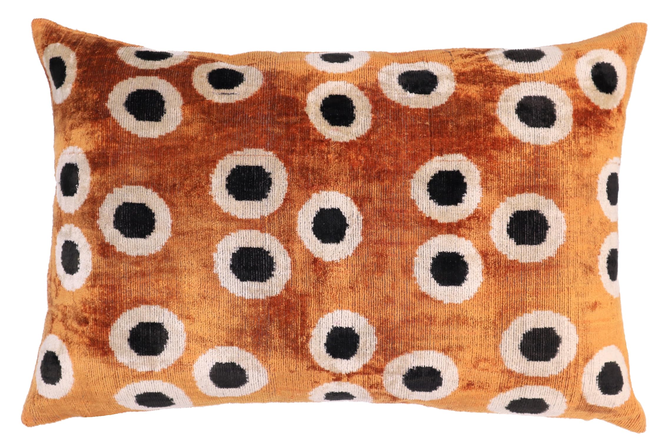 Velvet Throw Pillow with Down Feather Insert