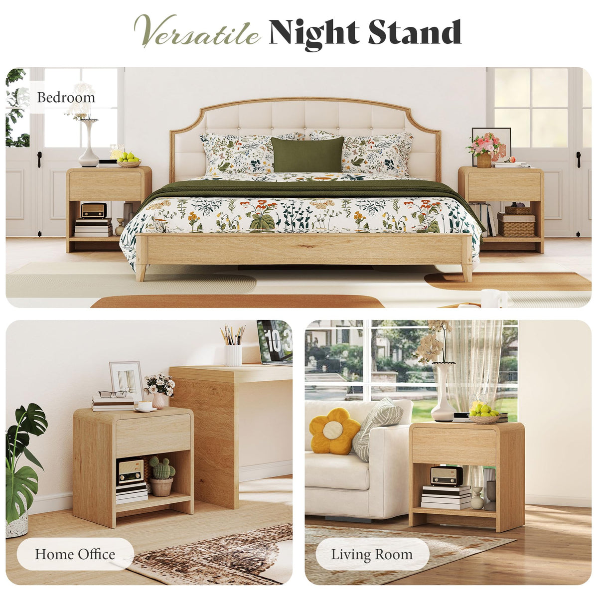 3-Piece Coffee Table Set with Drawers