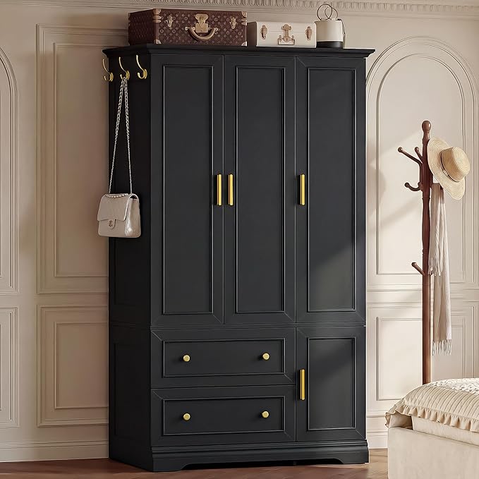 Armoire Wardrobe Closet with Drawers