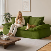 Chenille Boneless Loveseat