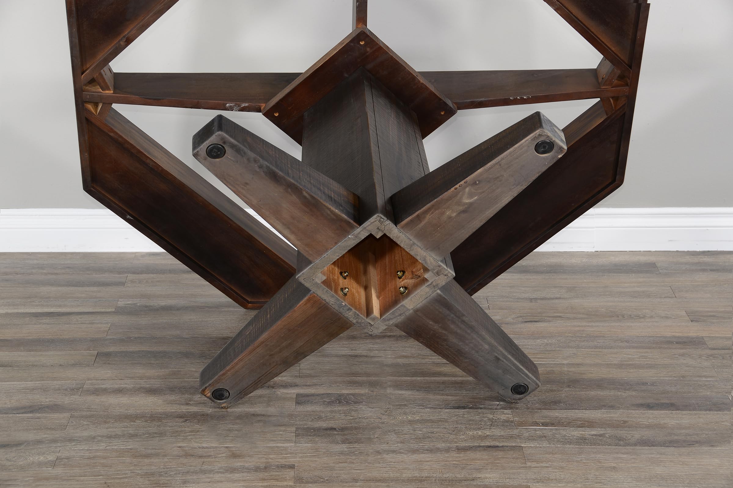 Empire USA Blaze Poker Game & Dining Table (Smokehouse Finish Table)