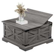 Farmhouse Lift-Top Coffee Table with Hidden Storage