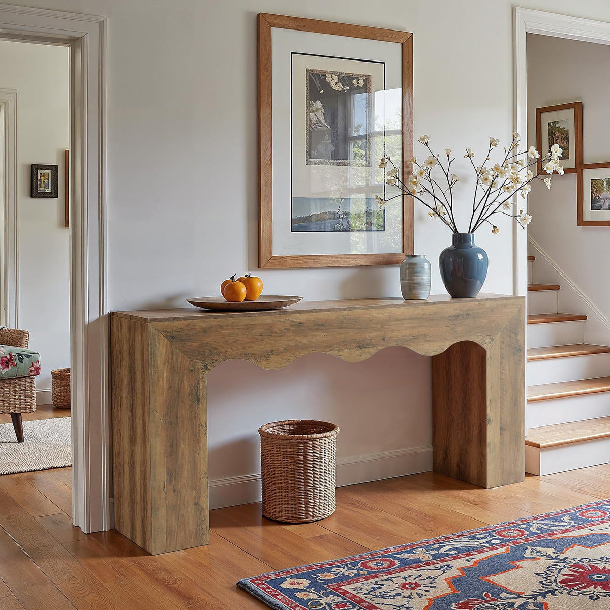 Wavy Edge Console Table