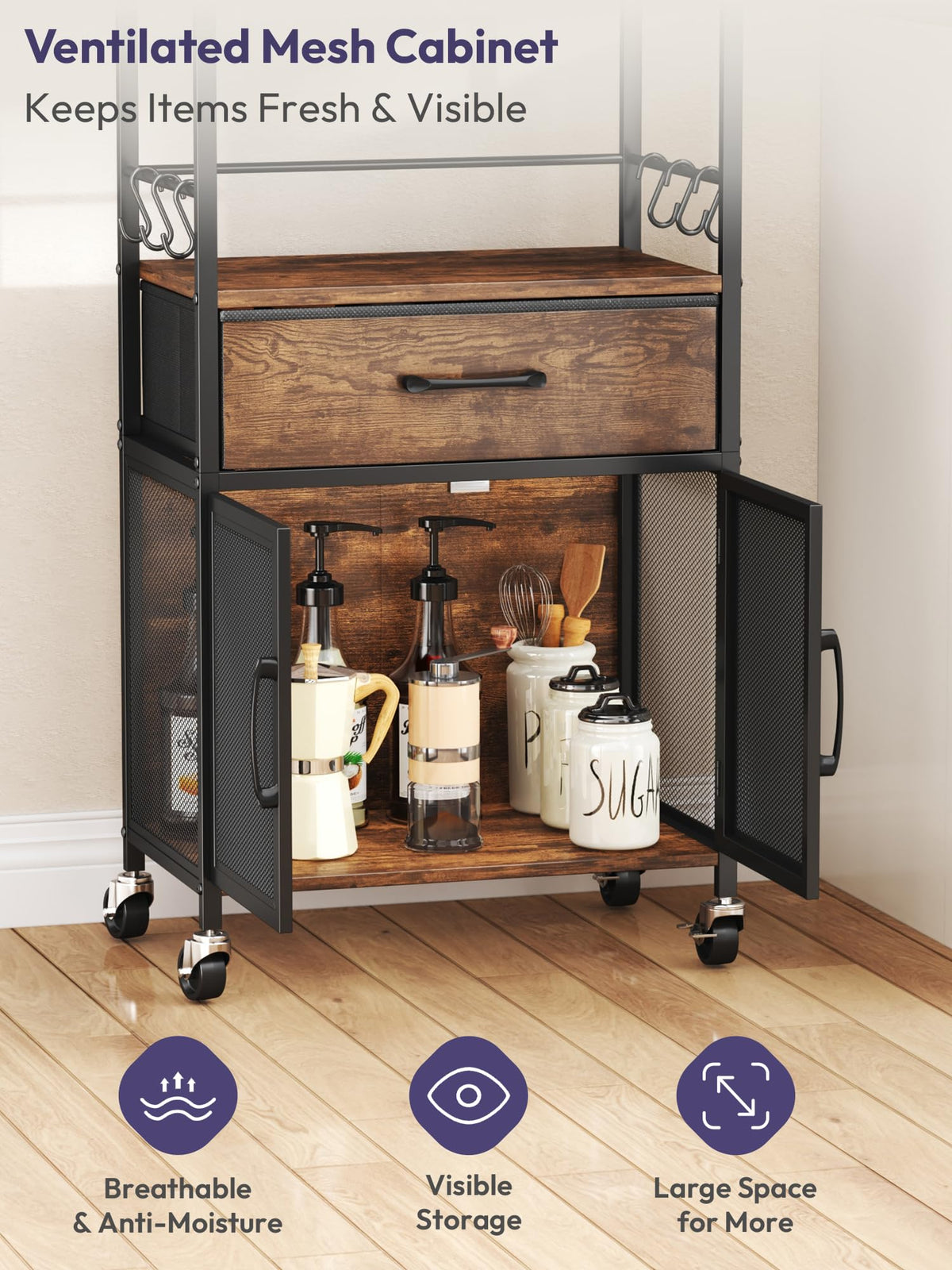 Rolling Kitchen Cart