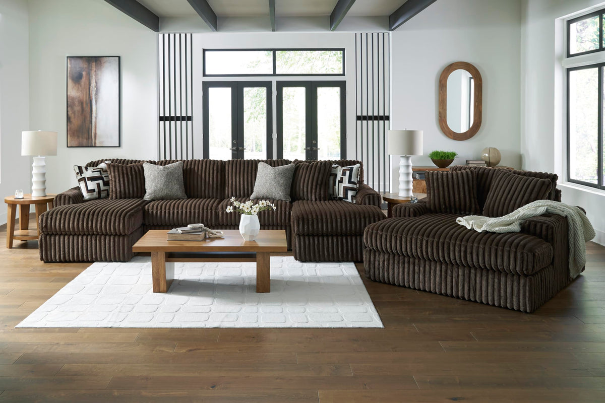 Oversized Corduroy Chaise Lounge