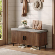 Upholstered Shoe Storage Bench