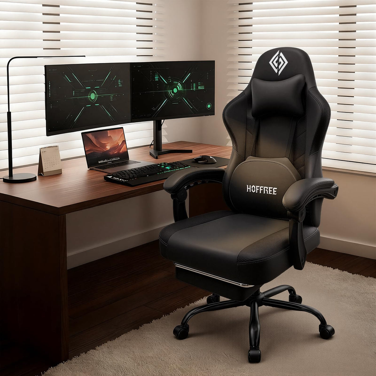 Heated Massage Gaming Chair