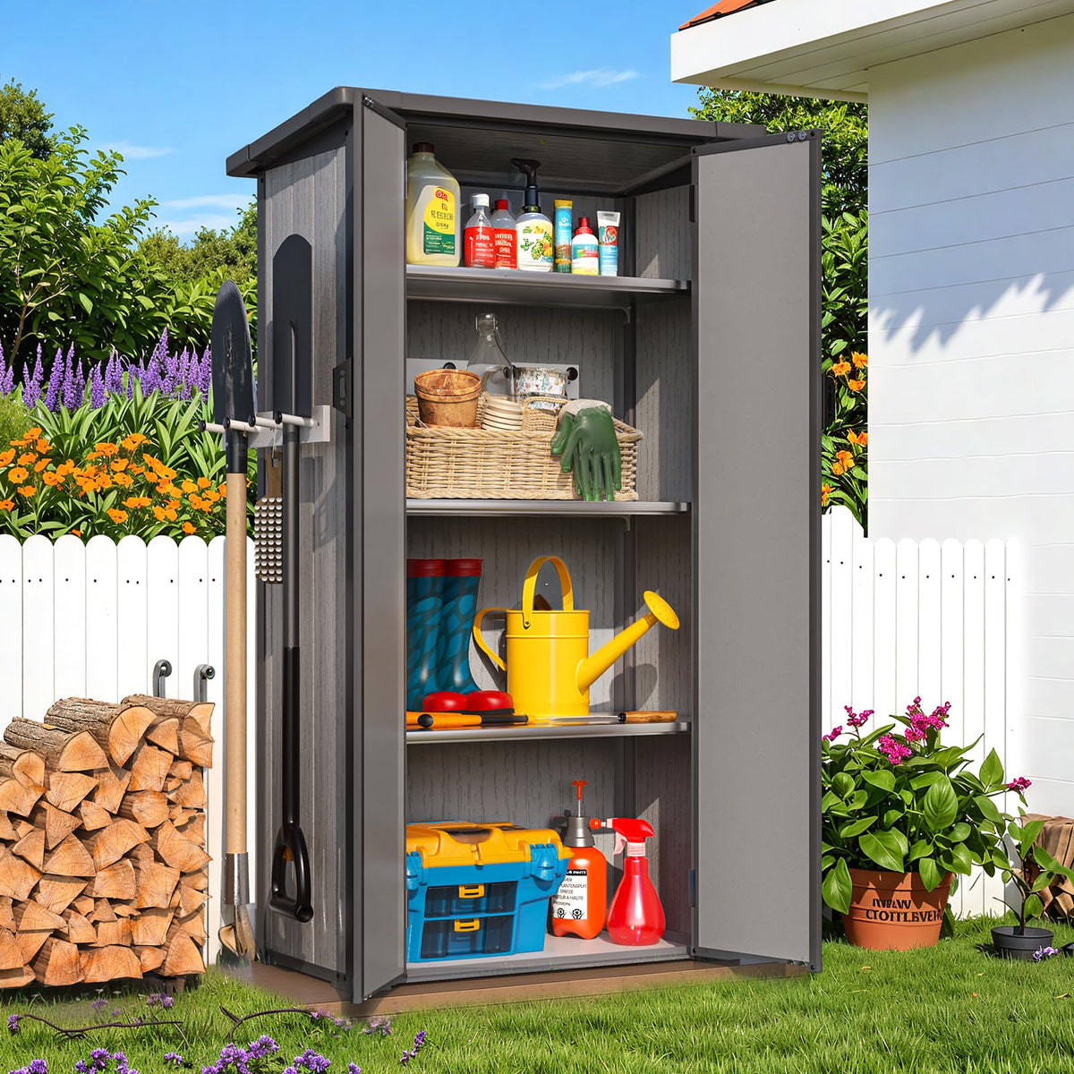 Resin Outdoor Storage Cabinet