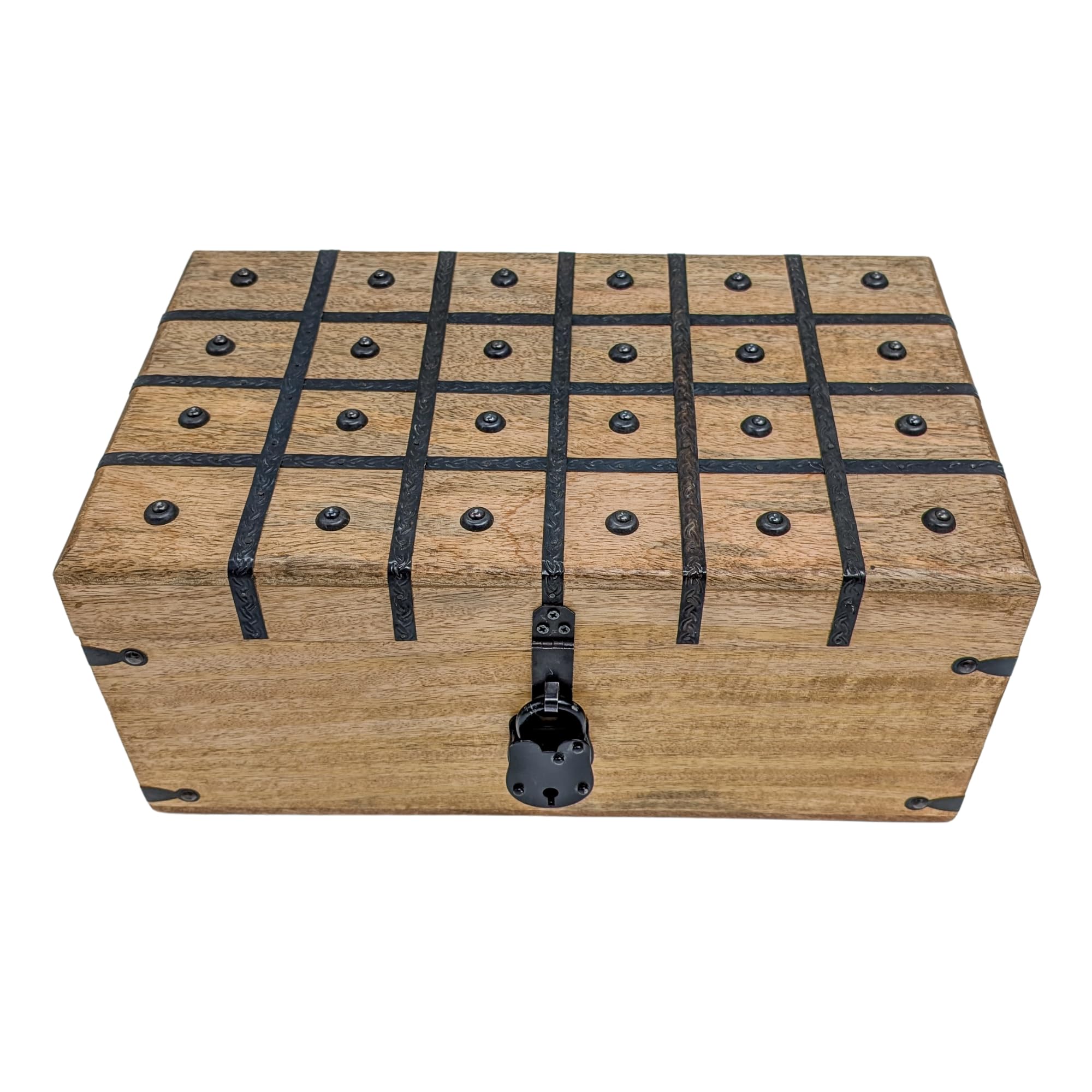 Handmade Pirate Treasure Chest – Wooden Storage Box
