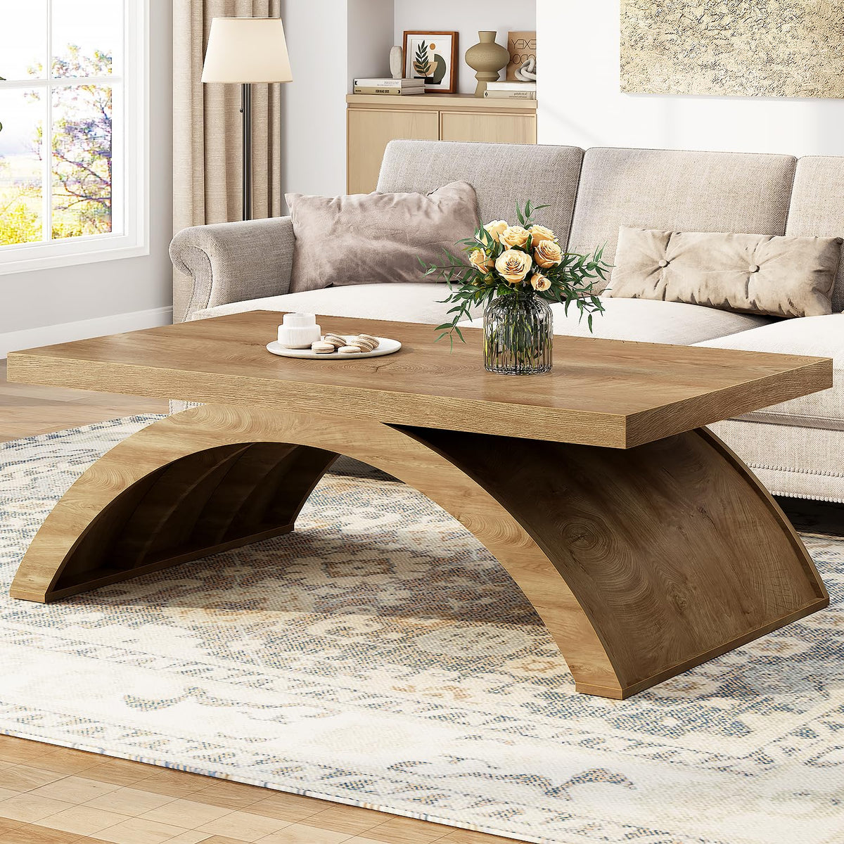 Arched Base Coffee Table