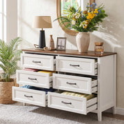 6-Drawer Wood Dresser