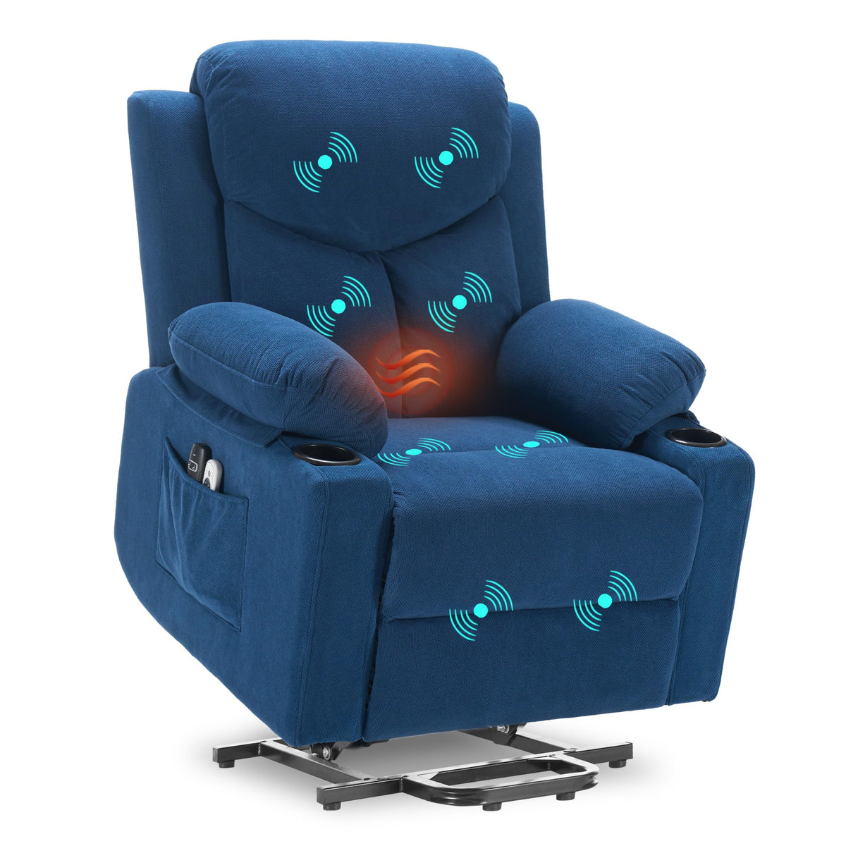 Ketaiyou Power Lift Recliner Chair with Massage and Heat for Elderly