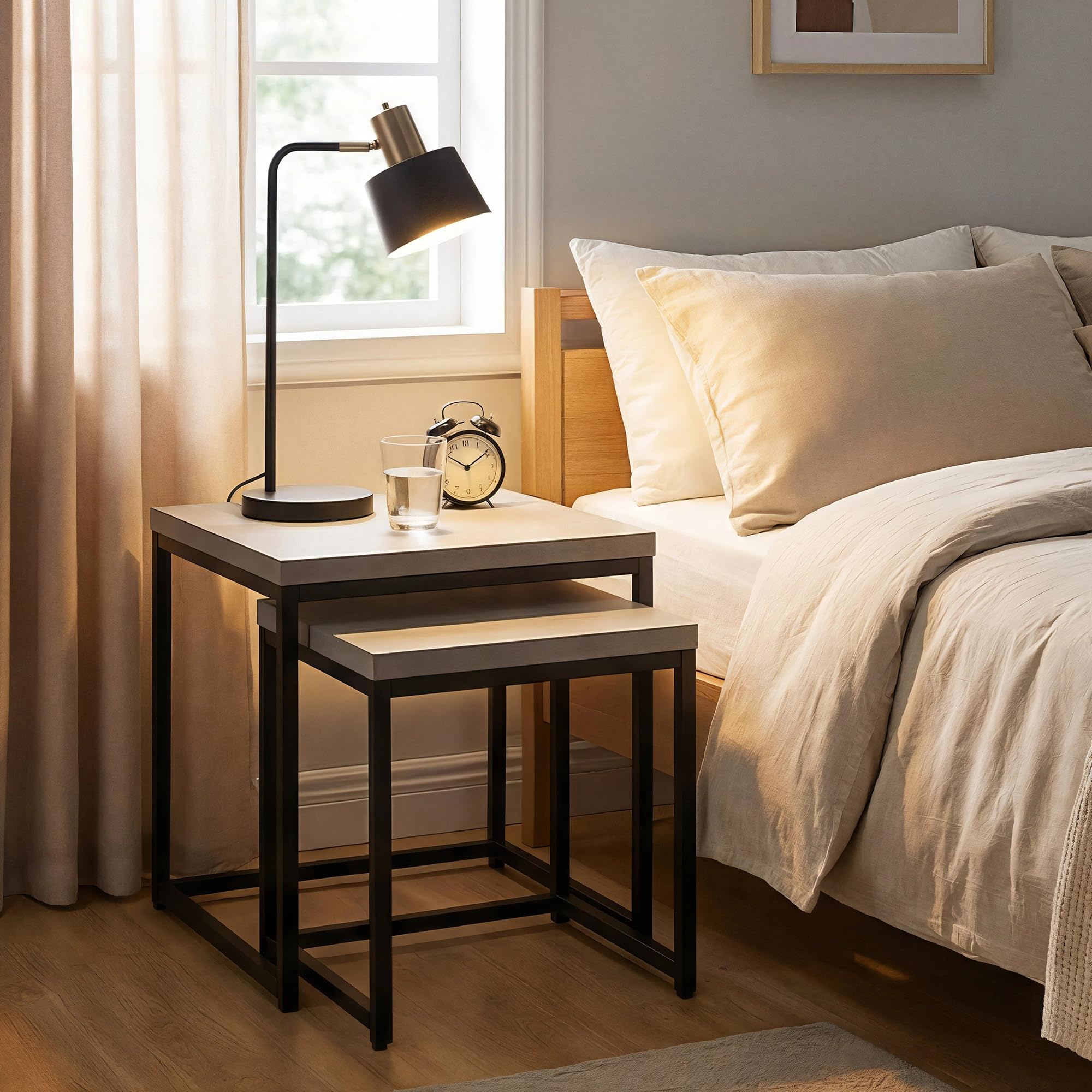 Nesting Coffee & Side Tables, Set of 2