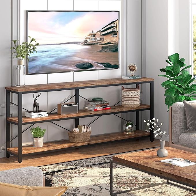 3-Tier Sofa Console Table