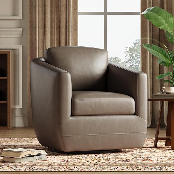360° Swivel Accent Chair with Pillow