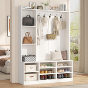 Hall Tree with Bench & Shoe Storage