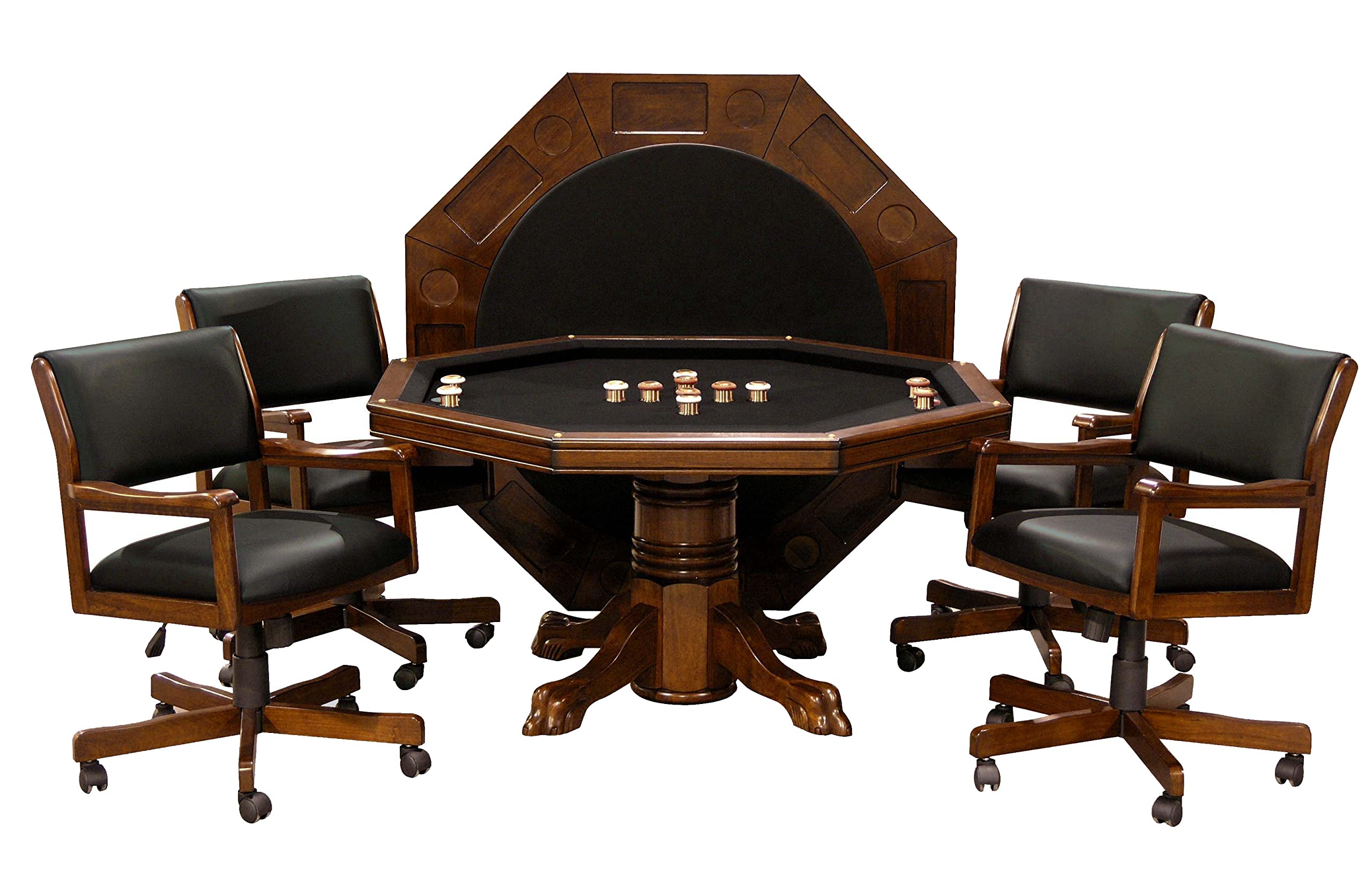 3-in-1 Game & Dining Table Set with Chairs