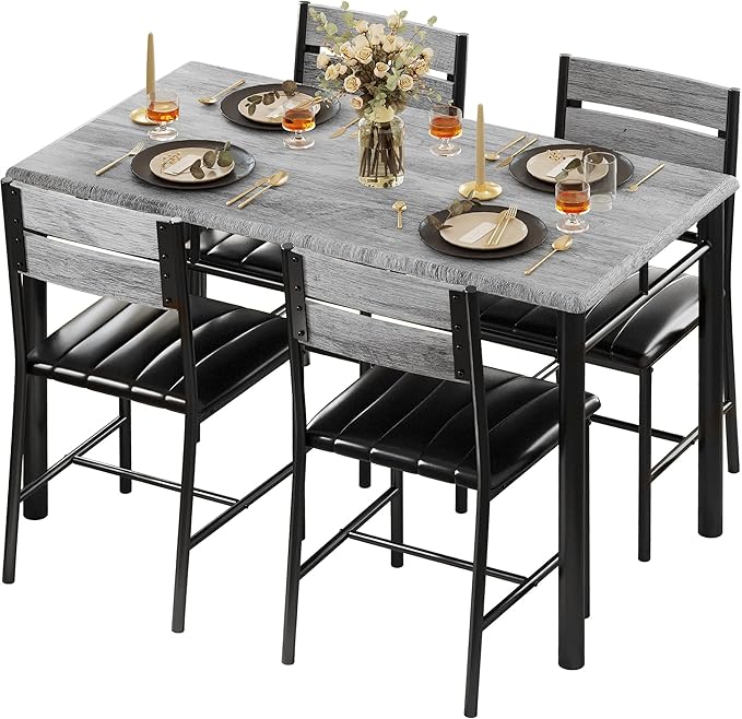 5-Piece Dining Table Set for 4