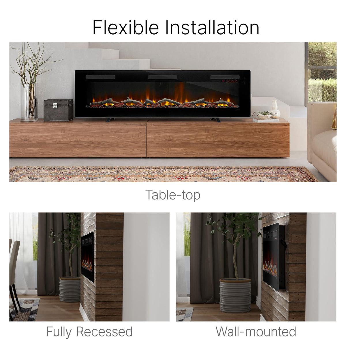 Linear Electric Fireplace