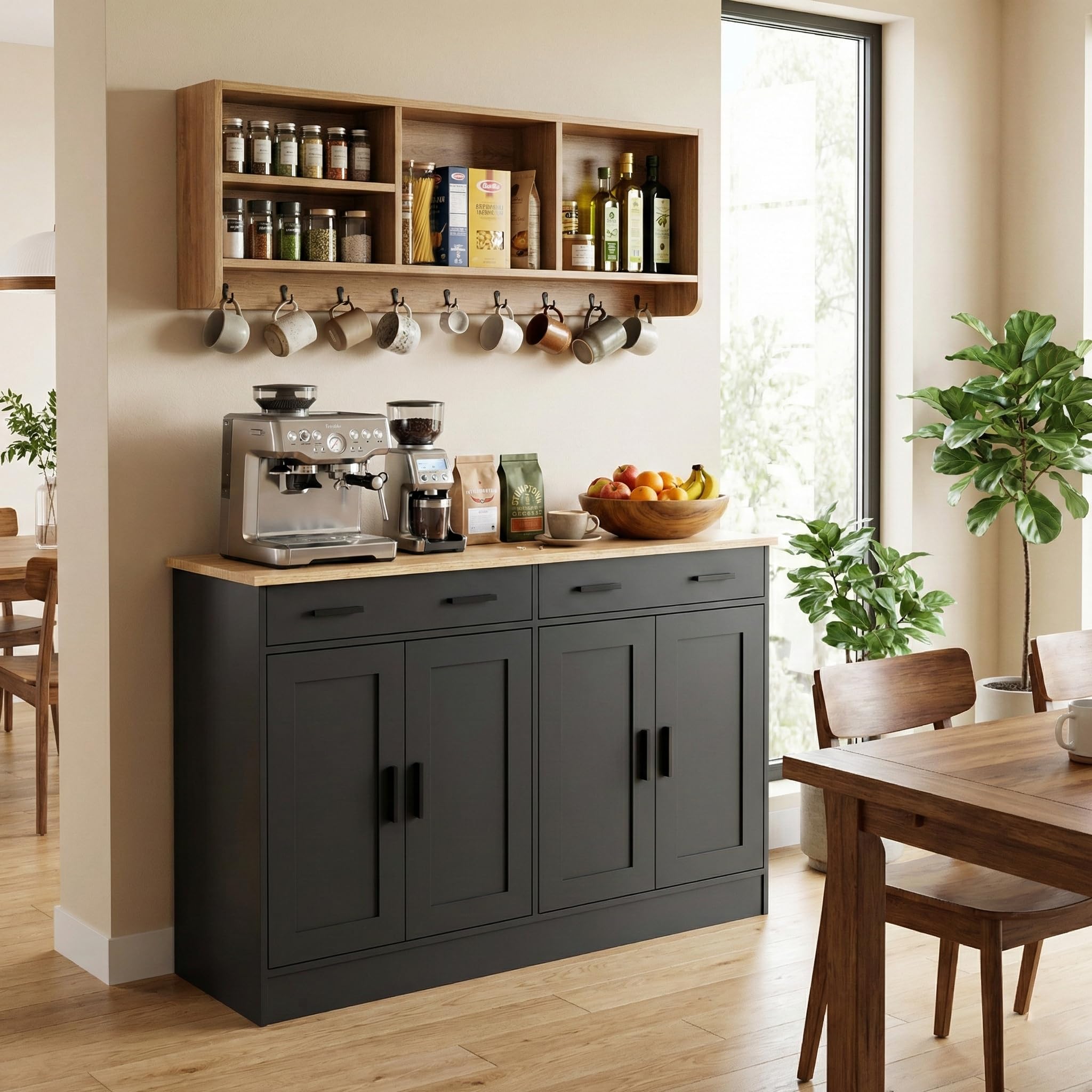 53" Buffet Cabinet with Storage