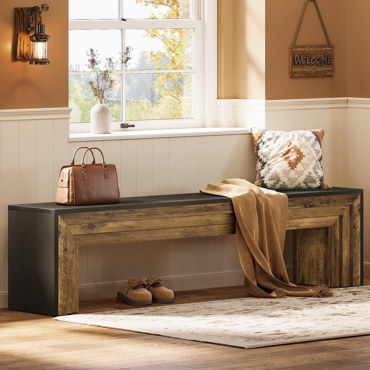 Extra Long Entryway Bench