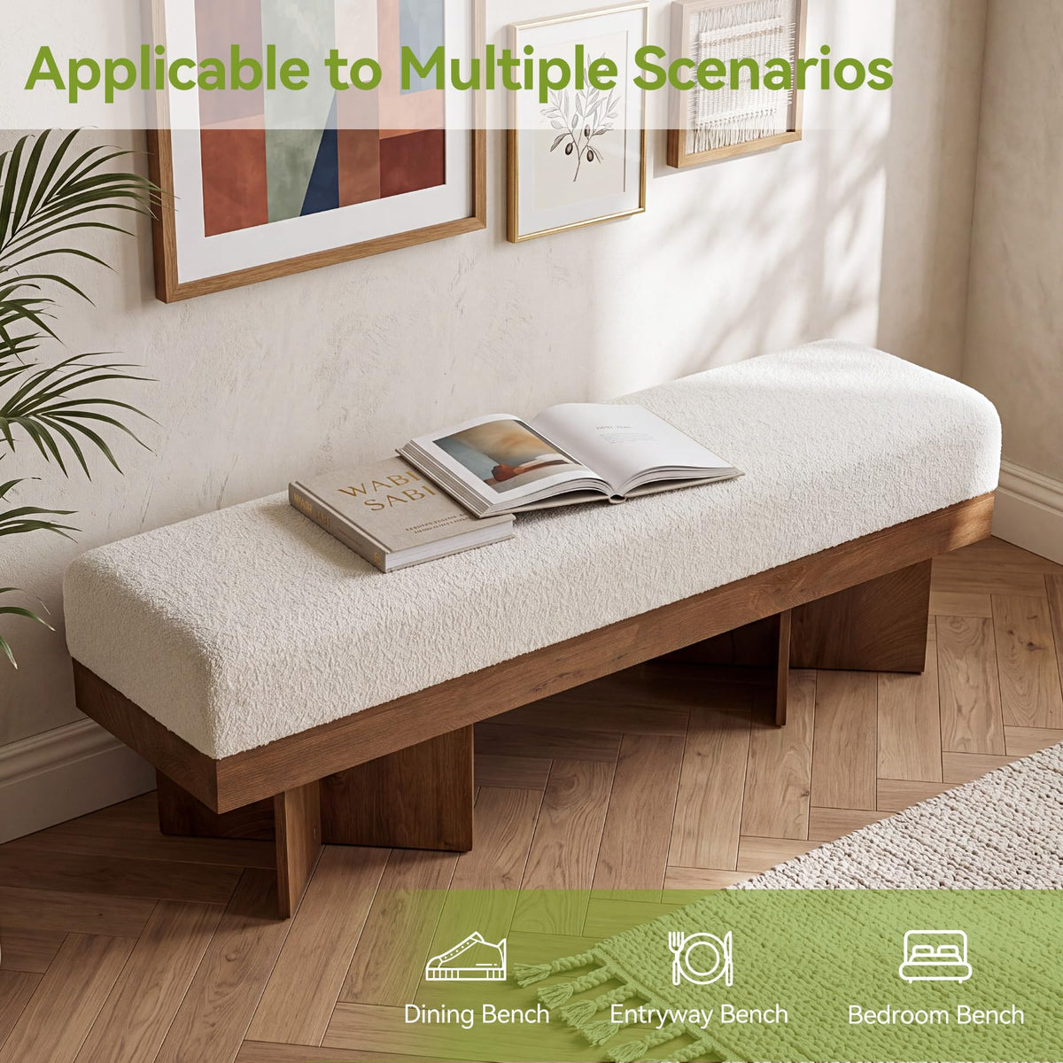Upholstered Entryway Bench