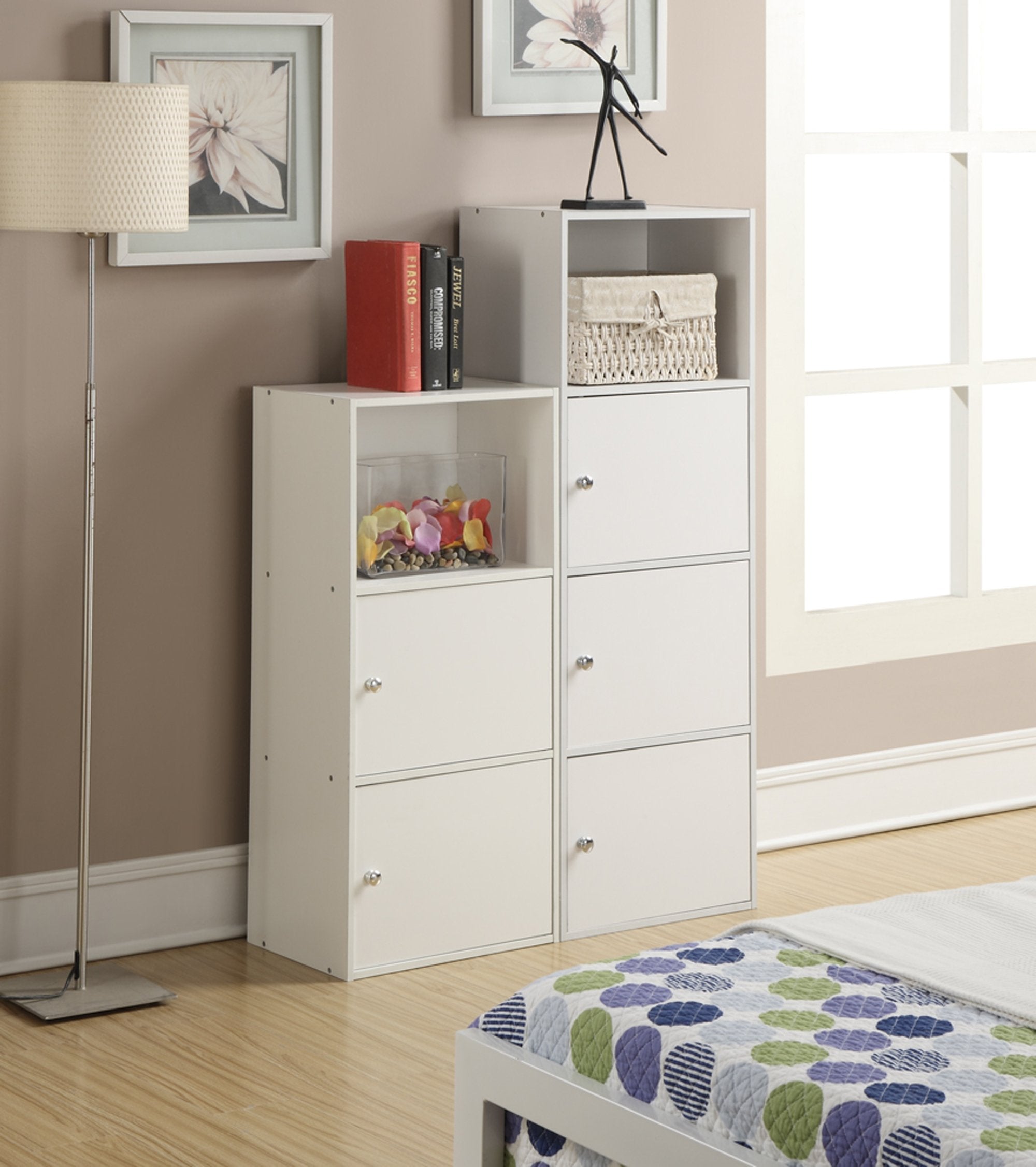 Convenience Concepts 151186W X-Tra Storage 1-Door Cabinet, White