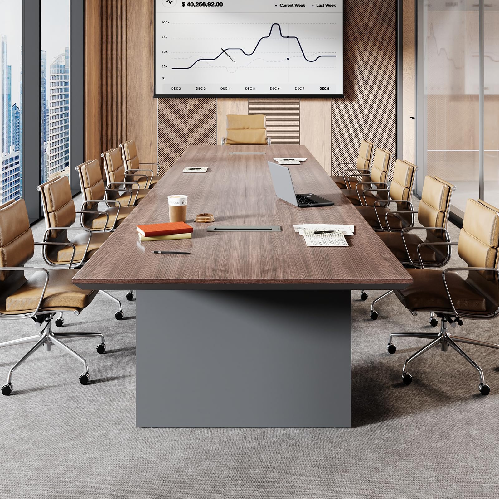 8FT Conference Table for 8–10 People