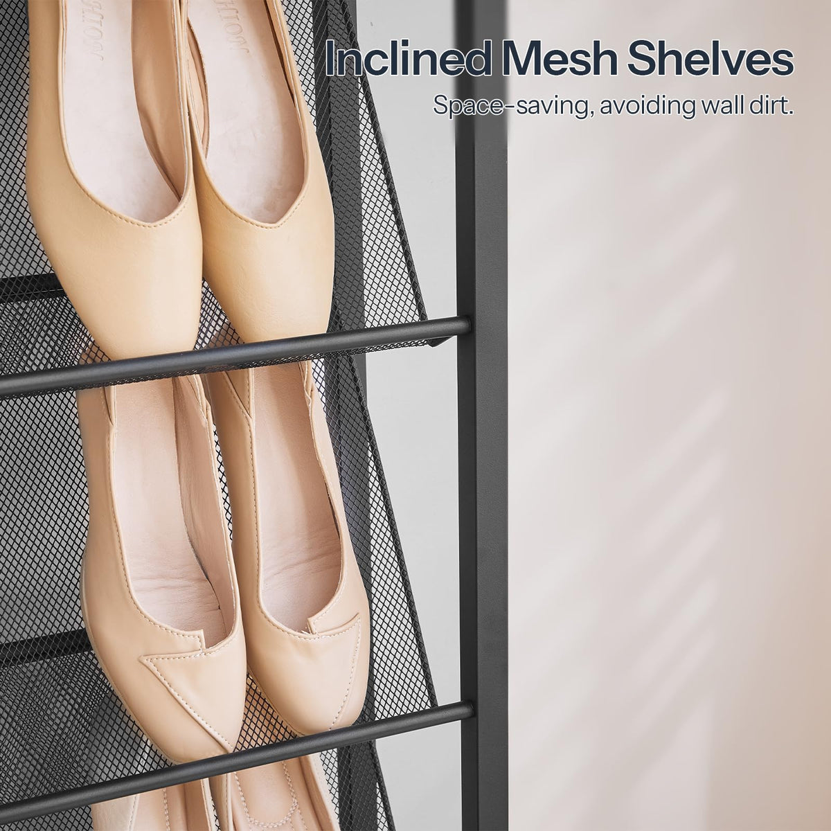 Narrow Hall Tree with Shoe Storage