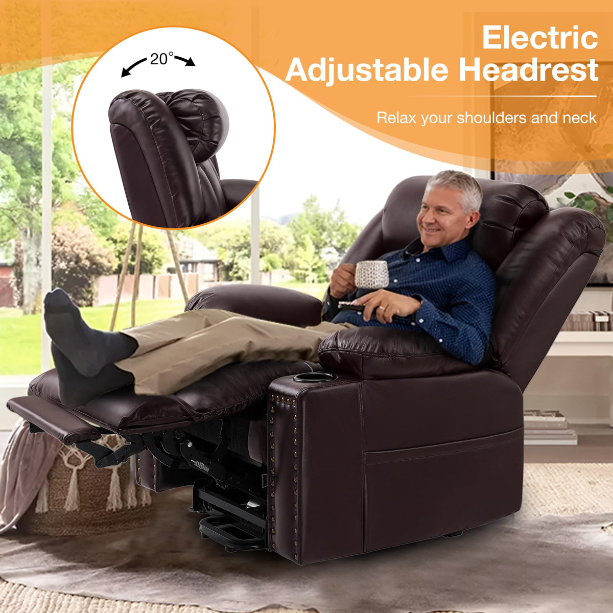 Triple Motor Power Lift Recliner