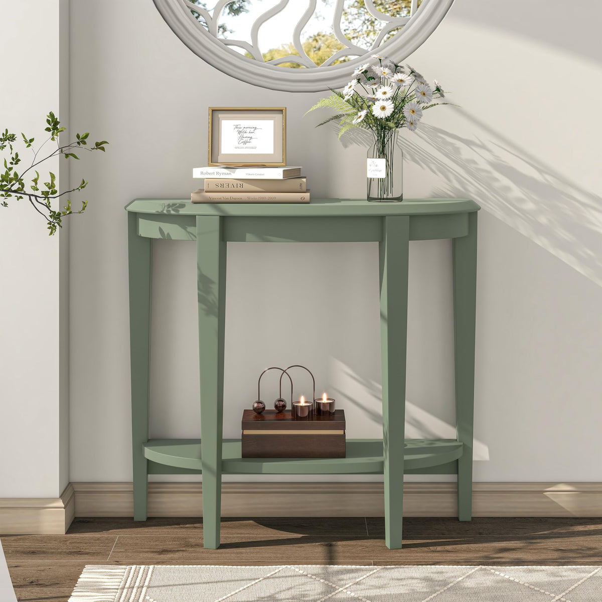 Half-Moon Console Table