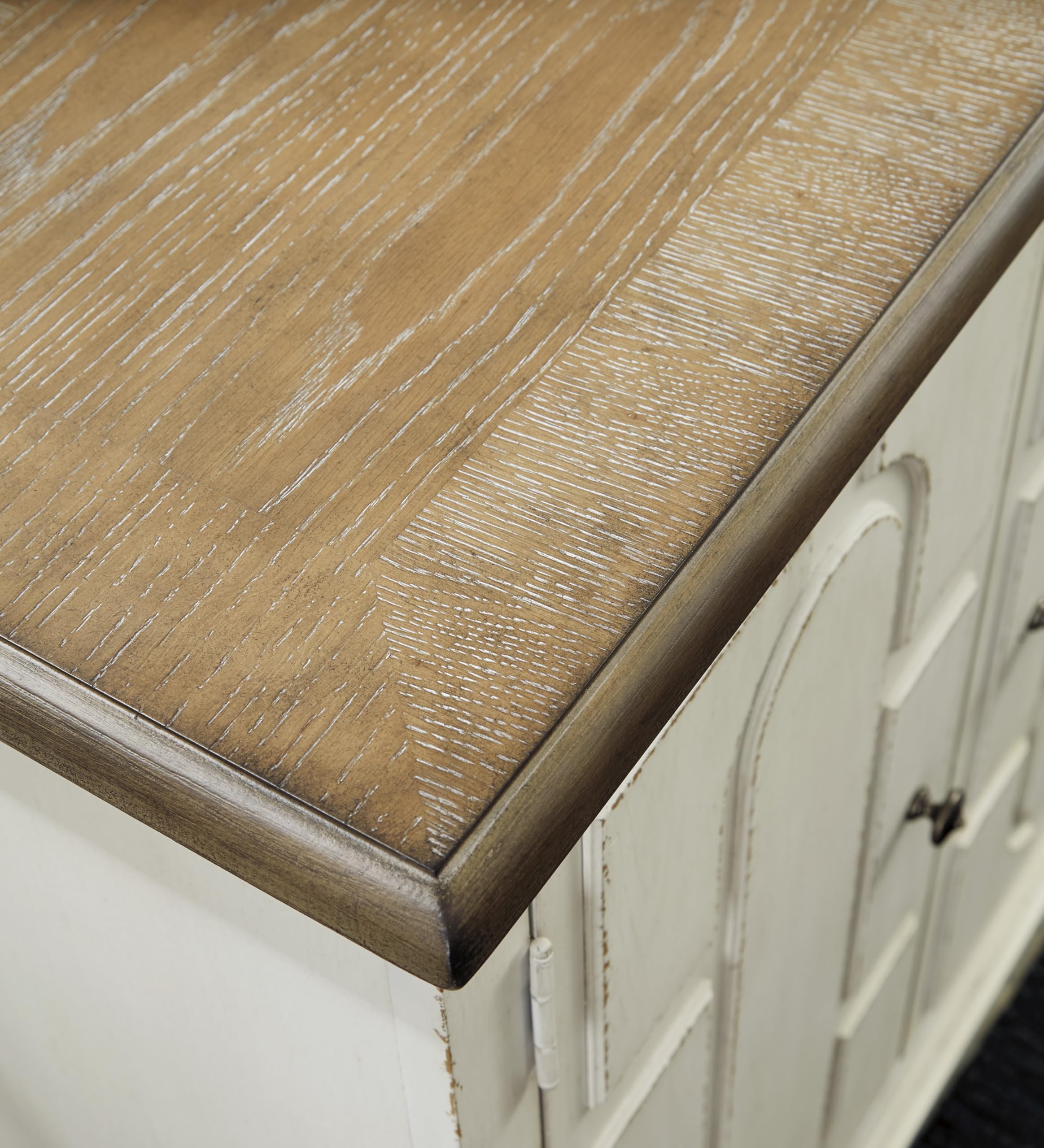 4-Door Accent Cabinet with Adjustable Shelves