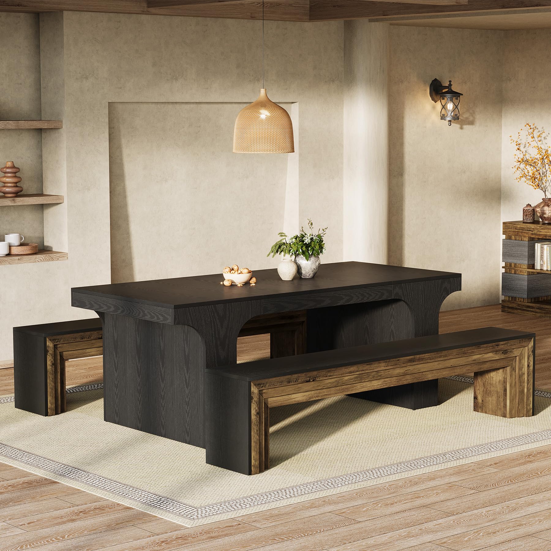 70.9" Extra Long Dining Bench