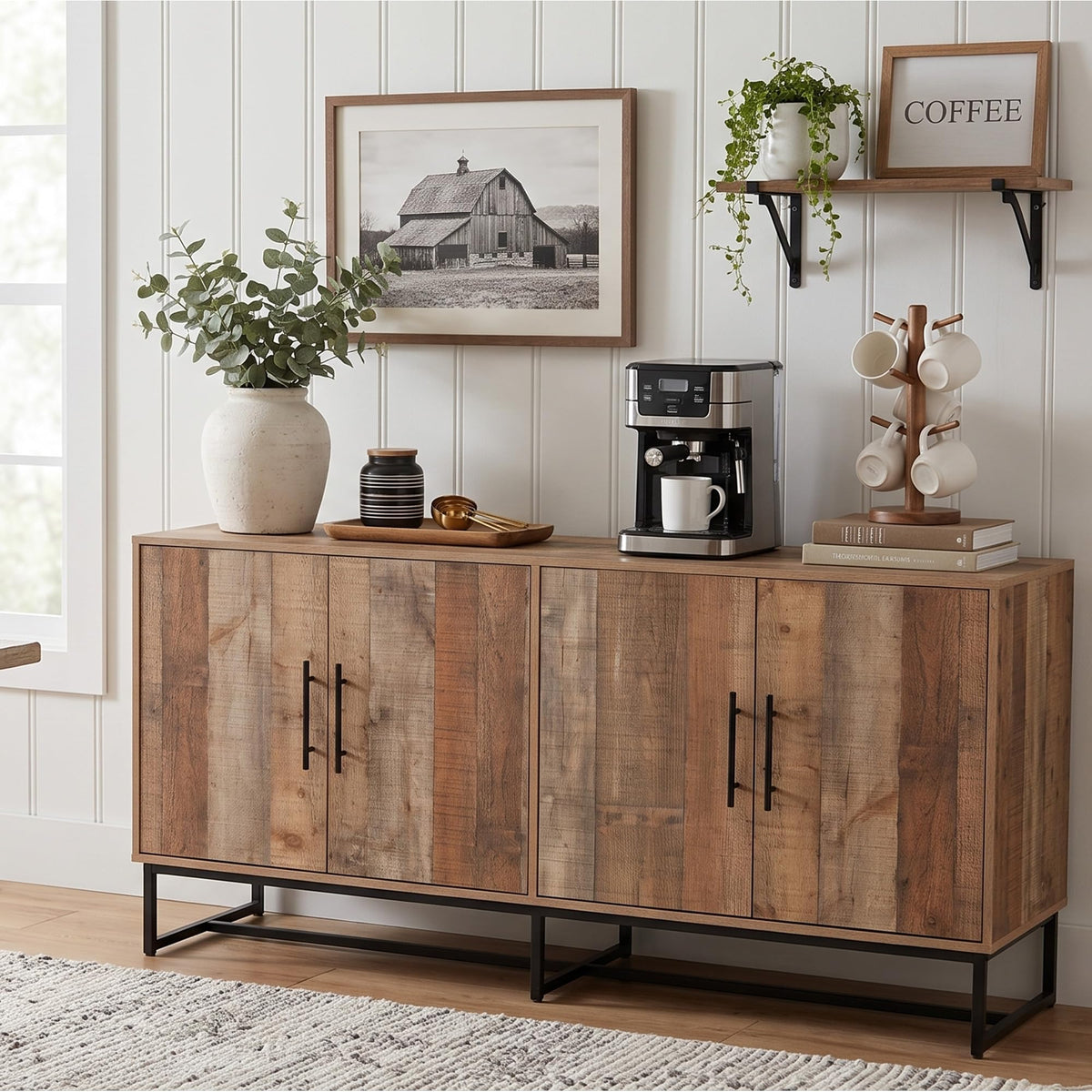 Mid-Century Wood Sideboard
