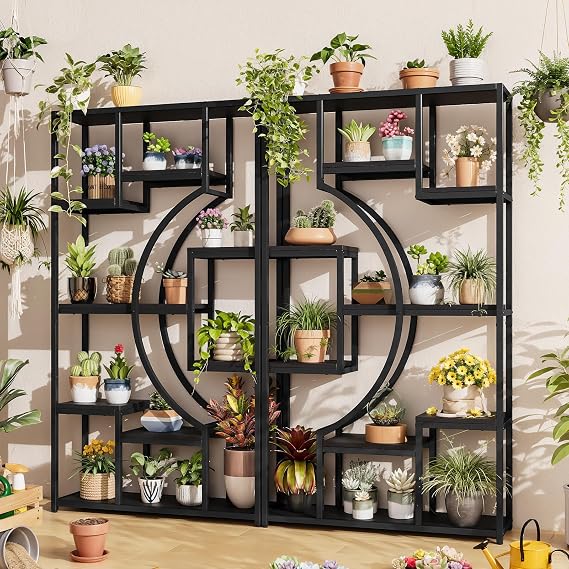 Geometric Bookshelf Set of 2