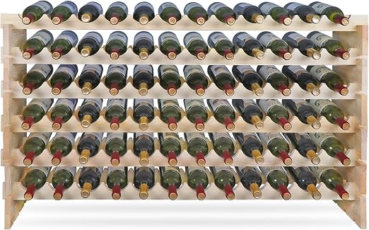 Modular Wood Wine Rack