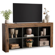 63-Inch TV Stand with Storage & Open Shelves