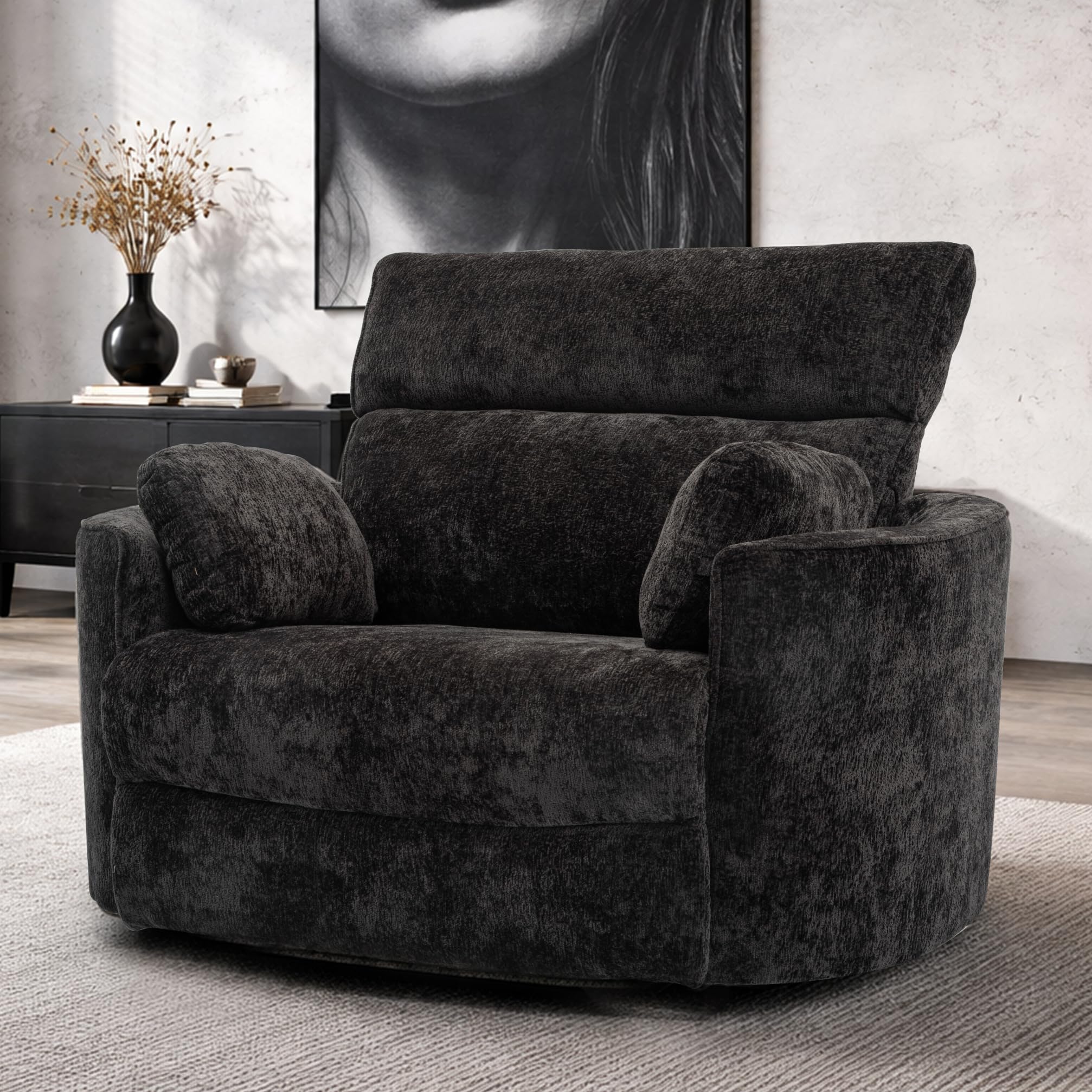 Oversized Power Recliner Chair – 52" Wide, Big & Tall, USB Charging