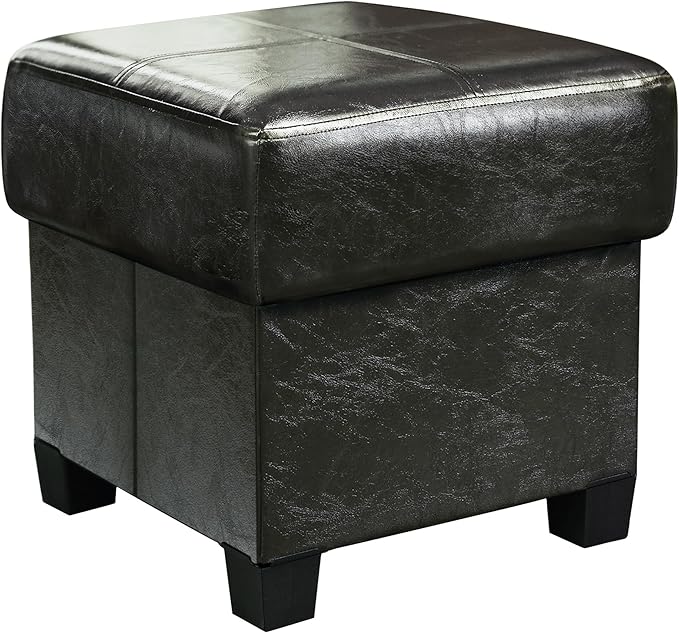 Foldable Storage Ottoman with Hidden Storage
