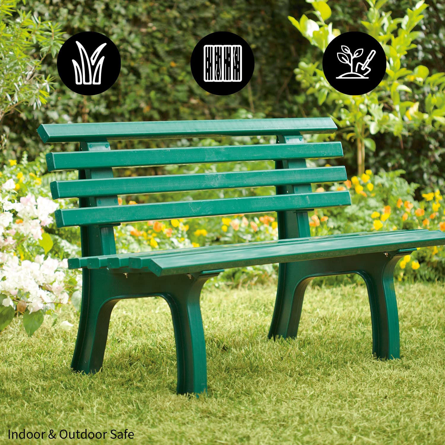 Weatherproof PVC Outdoor Bench