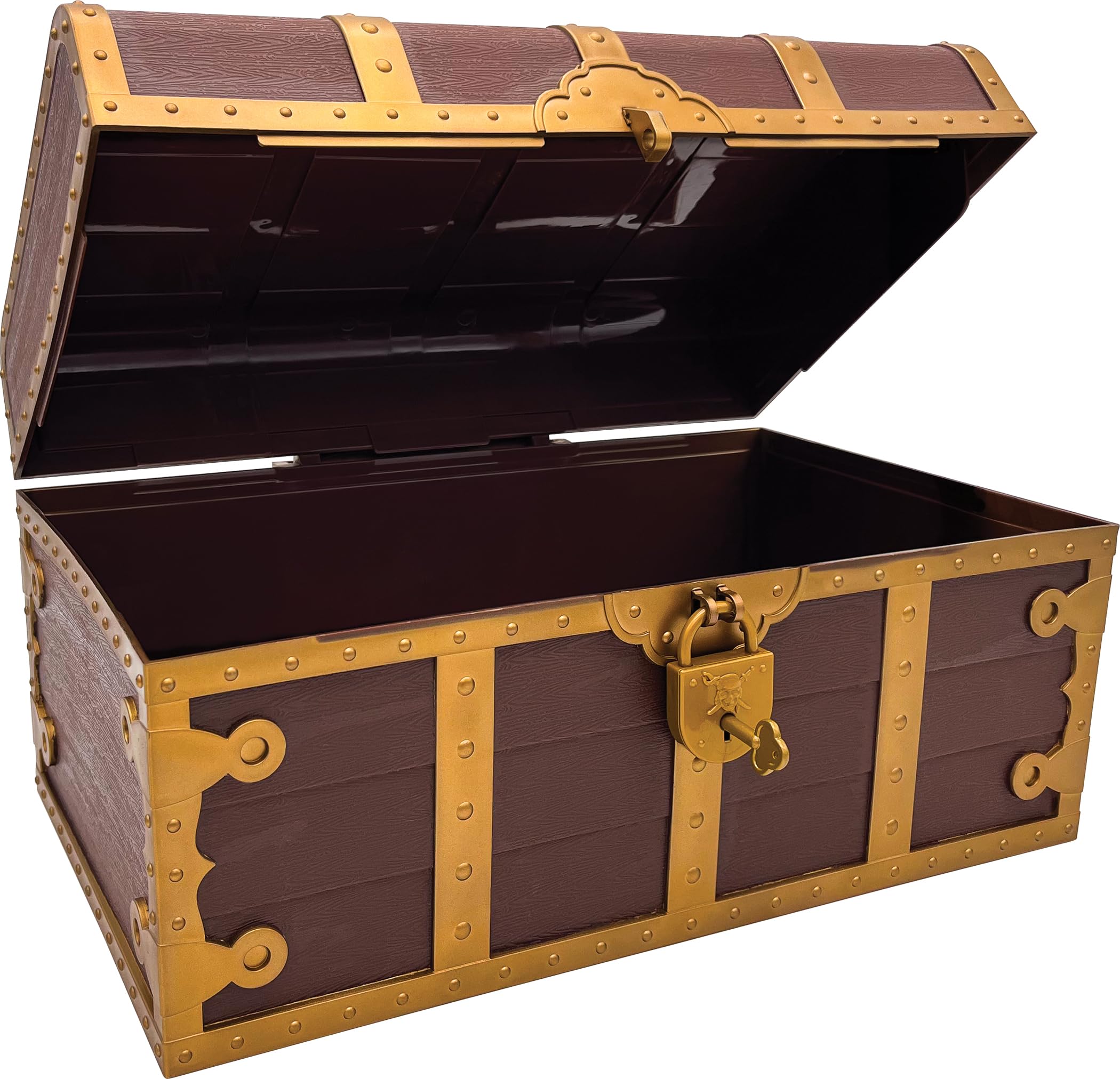 Plastic Treasure Chest with Lock and Key